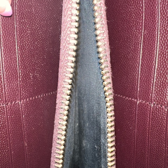 YSL Matelasse Chevron Monogram Zip Wallet - Picture 8 of 9